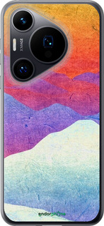 Силиконовый чехол Горный закат для Huawei Pura 70 - 6479u-3703 изображение 