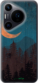 Силиконовый чехол Звездный лес для Huawei Pura 70 - 6480u-3703 изображение 