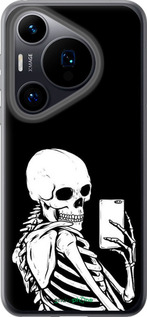 Силиконовый чехол Скелет делает Selfie для Huawei Pura 70 - 6535u-3703 изображение 
