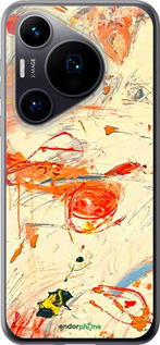 Силиконовый чехол Динамичная картина с хаотичными мазками для Huawei Pura 70 - 6540u-3703 изображение 