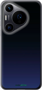 Силиконовый чехол Градиент в тёмно - синем стиле для Huawei Pura 70 - 6542u-3703 изображение 