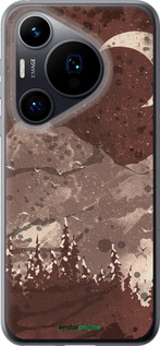 Силіконовий чехол із зображенням місячного пейзажу у нічному лісі для Huawei Pura 70 - 6546u-3703 изображение 