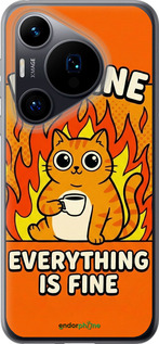 Силиконовый чехол 'Funny Cat' для Huawei Pura 70 изображение 3