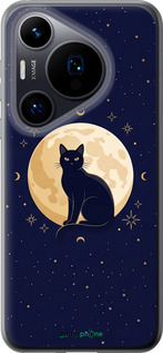 Силиконовый чехол 'Cute Cat Celestial/Witchy' для Huawei Pura 70 изображение 5