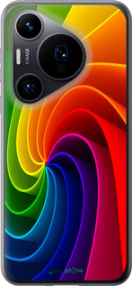 Силиконовый чехол Радужный вихрь для Huawei Pura 70 - 747u-3703 изображение 