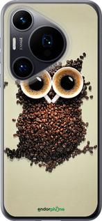 Силиконовый чехол Сова из кофе для Huawei Pura 70 - 777u-3703 изображение 