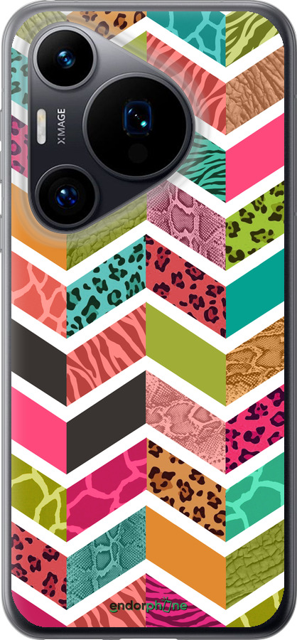 Силиконовый чехол Шеврон v3 для Huawei Pura 70 - 1058u-3703 изображение 