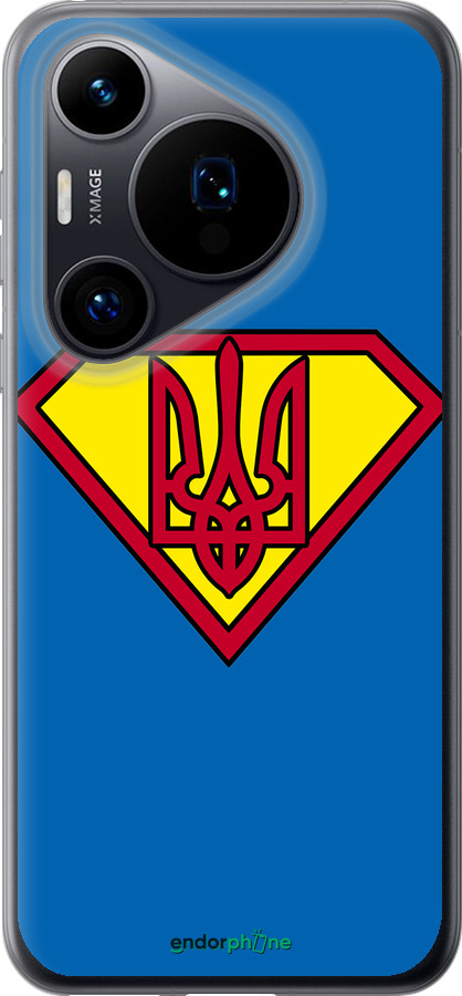 Силиконовый чехол Супер Тризуб для Huawei Pura 70 - 1164u-3703 изображение 