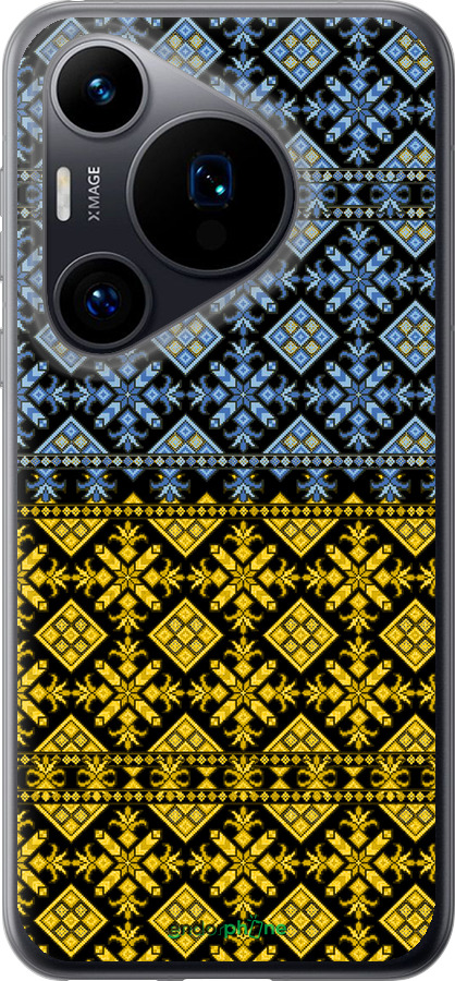 Силиконовый чехол Жовто-блакитна вишиванка для Huawei Pura 70 - 1169u-3703 изображение 