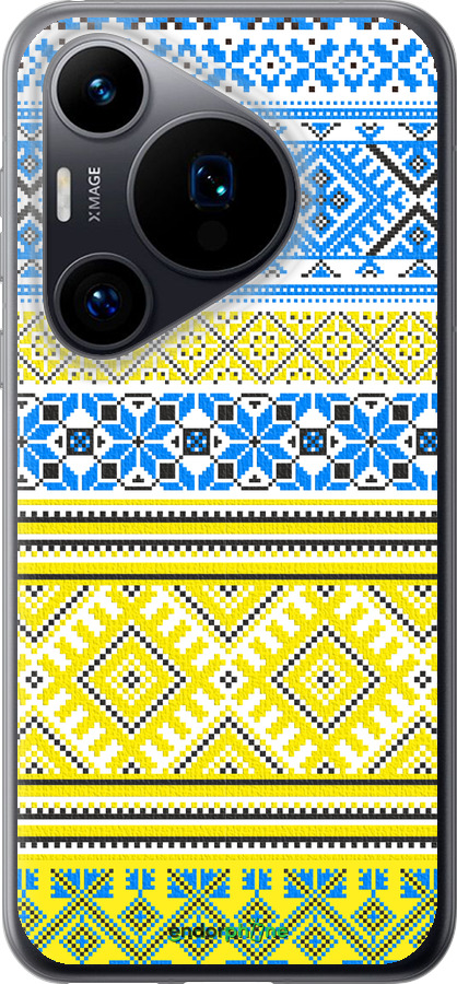 Силиконовый чехол Вышиванка 40 для Huawei Pura 70 - 1174u-3703 изображение 