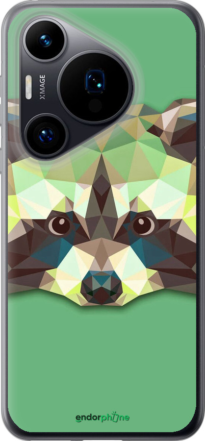 Силиконовый чехол Енот для Huawei Pura 70 - 1217u-3703 изображение 