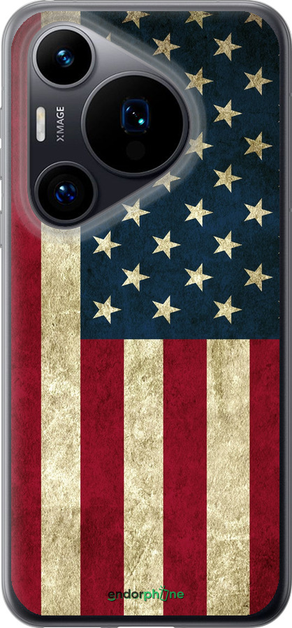 Силиконовый чехол Флаг США для Huawei Pura 70 - 395u-3703 изображение 