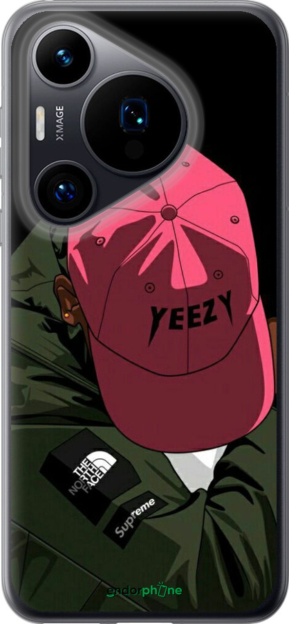 Силиконовый чехол logo de yeezy для Huawei Pura 70 - 3995u-3703 изображение 