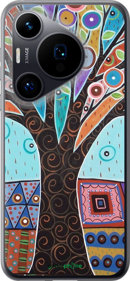 Силиконовый чехол Арт-дерево для Huawei Pura 70 - 4008u-3703 изображение 