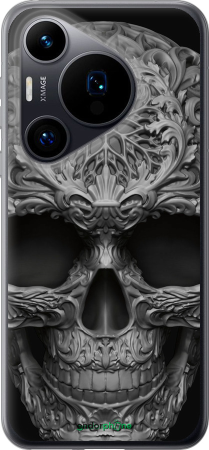 Силиконовый чехол skull-ornament для Huawei Pura 70 - 4101u-3703 изображение 
