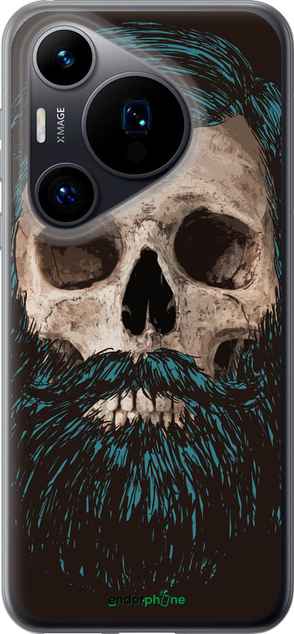 Силиконовый чехол Череп с бородой для Huawei Pura 70 - 4102u-3703 изображение 