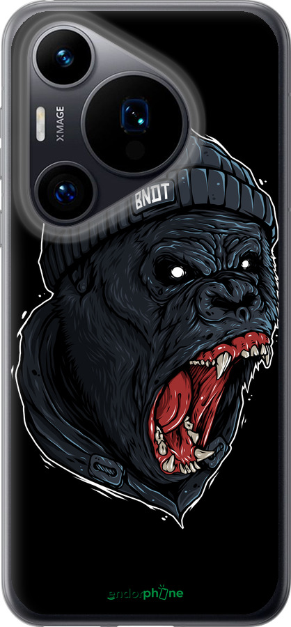 Силиконовый чехол Обезьяна в ярости для Huawei Pura 70 - 4137u-3703 изображение 