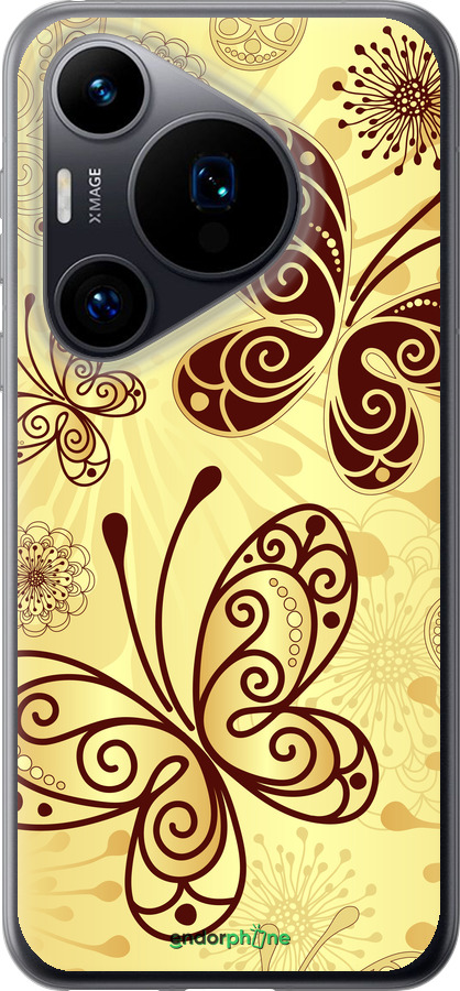 Силиконовый чехол Красивые бабочки для Huawei Pura 70 - 4170u-3703 изображение 