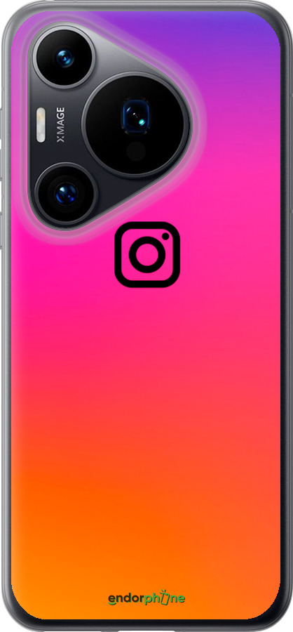 Силиконовый чехол Instagram для Huawei Pura 70 - 4273u-3703 изображение 