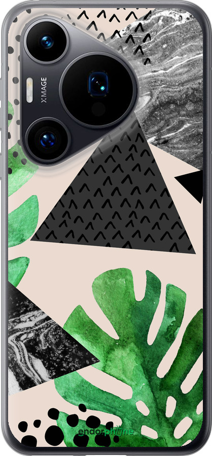 Силиконовый чехол Монстера для Huawei Pura 70 - 4304u-3703 изображение 