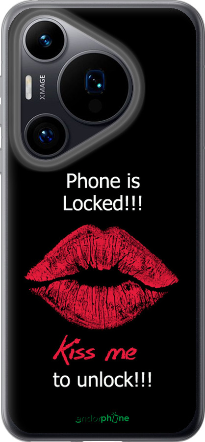 Силиконовый чехол Разблокируй-поцелуй для Huawei Pura 70 - 4372u-3703 изображение 