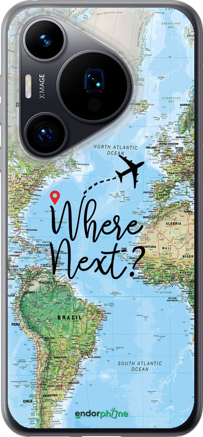 Силиконовый чехол Путешествие для Huawei Pura 70 - 4503u-3703 изображение 