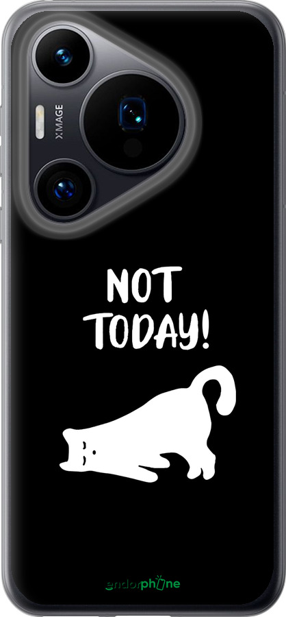 Силиконовый чехол Уставший кот для Huawei Pura 70 - 4535u-3703 изображение 