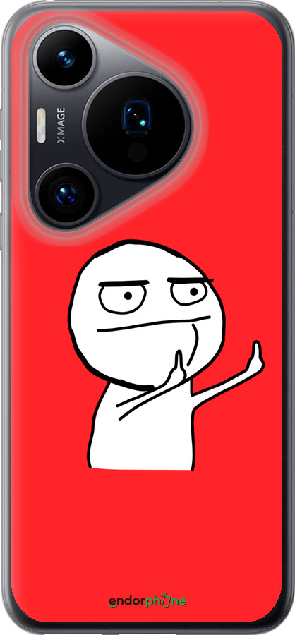 Силиконовый чехол Мем для Huawei Pura 70 - 4578u-3703 изображение 