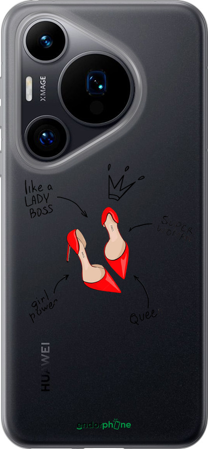 Силиконовый чехол Женщина для Huawei Pura 70 - 4599u-3703 изображение 