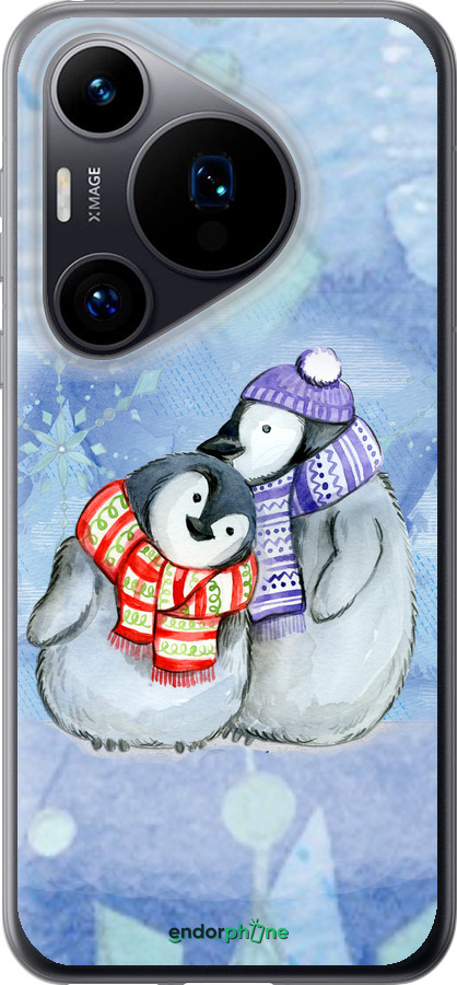 Силиконовый чехол Новогодний 5 для Huawei Pura 70 - 4618u-3703 изображение 