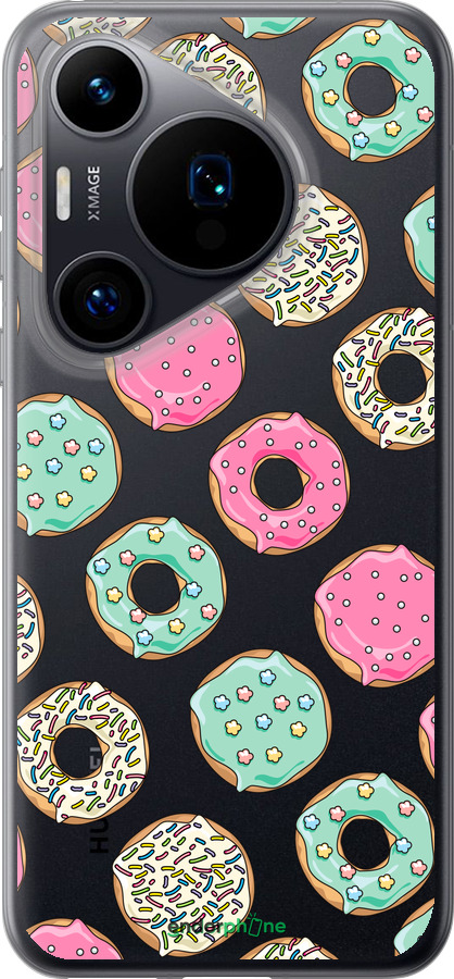 Силиконовый чехол Пончики 1 для Huawei Pura 70 - 4657u-3703 изображение 