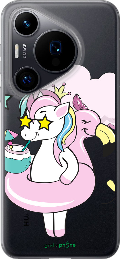 Силиконовый чехол Crown Unicorn для Huawei Pura 70 - 4660u-3703 изображение 