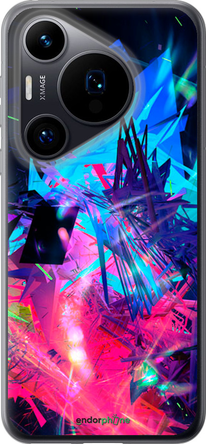 Силиконовый чехол Абстрактный чехол для Huawei Pura 70 - 4681u-3703 изображение 