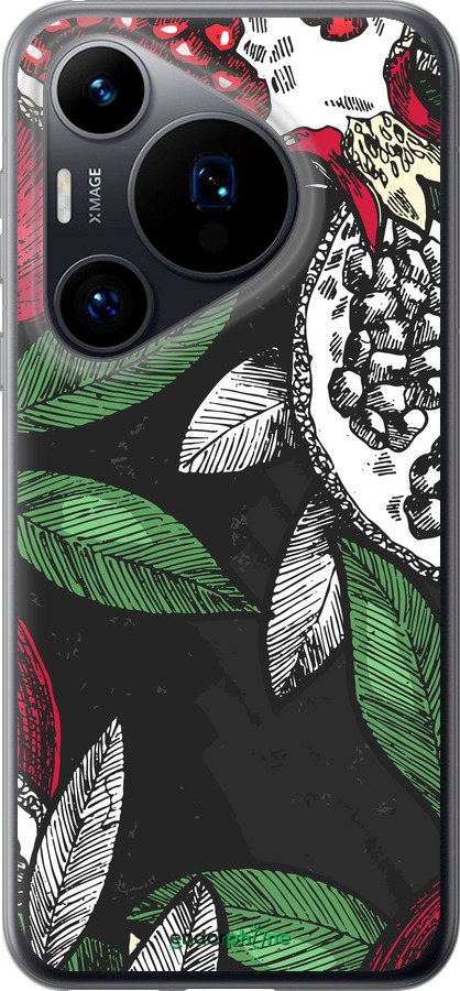 Силиконовый чехол Гранат для Huawei Pura 70 - 4692u-3703 изображение 