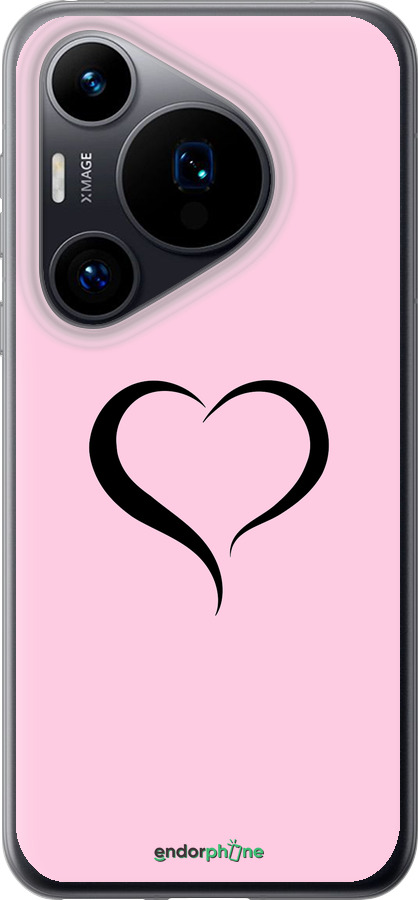 Силиконовый чехол Сердце 1 для Huawei Pura 70 - 4730u-3703 изображение 