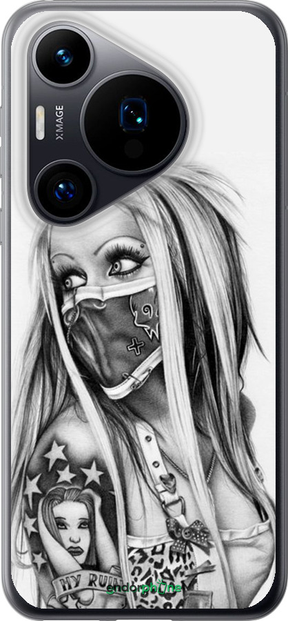 Силиконовый чехол Biohazard  8 для Huawei Pura 70 - 4824u-3703 изображение 