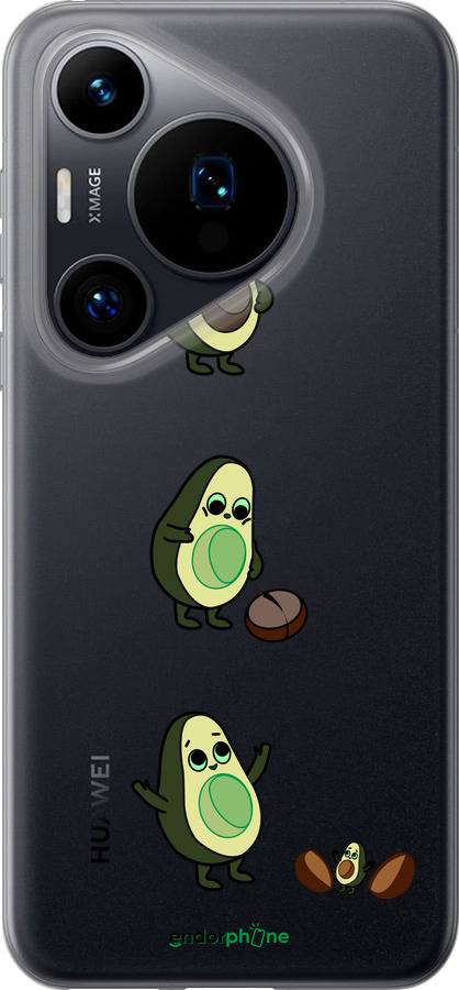 Силиконовый чехол Авокадо 1 для Huawei Pura 70 - 4857u-3703 изображение 