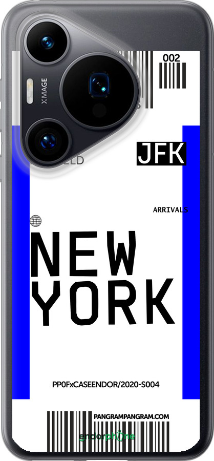 Силиконовый чехол New York для Huawei Pura 70 - 4861u-3703 изображение 