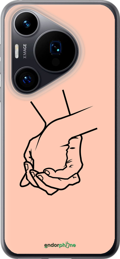 Силиконовый чехол Руки для Huawei Pura 70 - 4896u-3703 изображение 