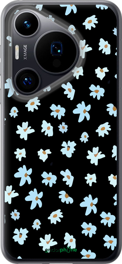 Силиконовый чехол Цветочный для Huawei Pura 70 - 4900u-3703 изображение 