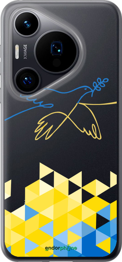 Силиконовый чехол Птица мира для Huawei Pura 70 - 5231u-3703 изображение 