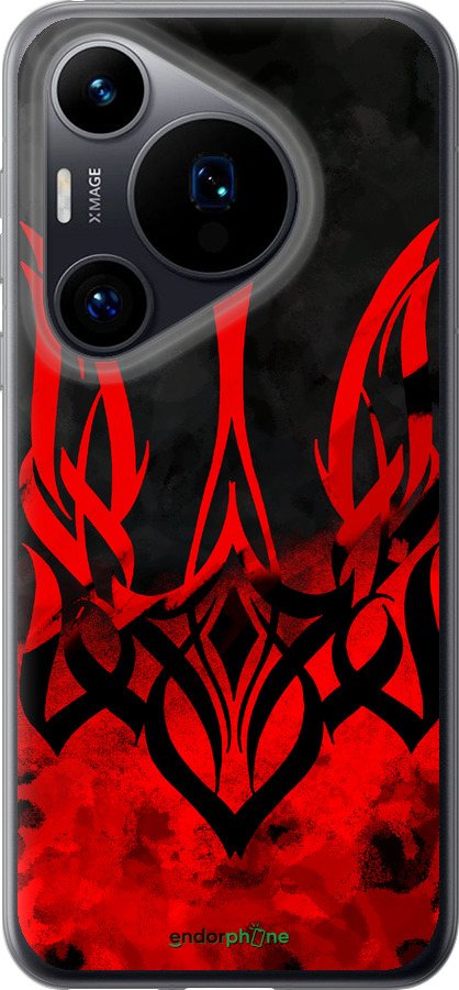 Силиконовый чехол Герб Украины v2 для Huawei Pura 70 - 5312u-3703 изображение 