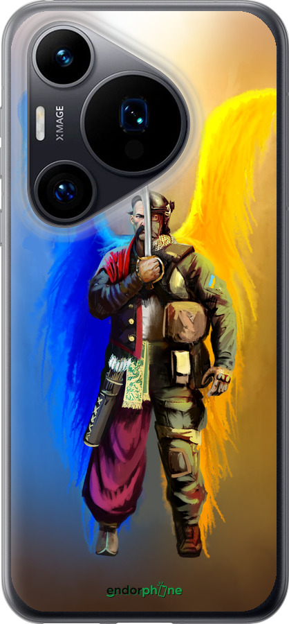 Силиконовый чехол Воин-Ангел для Huawei Pura 70 - 5317u-3703 изображение 