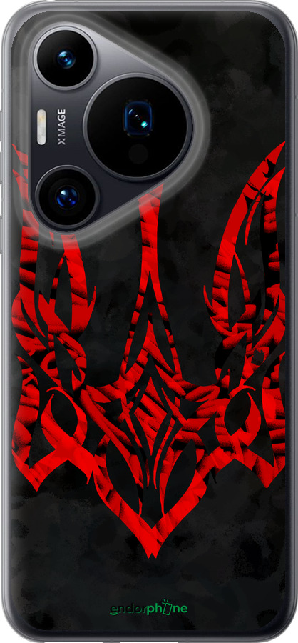 Силиконовый чехол Герб Украины v4 для Huawei Pura 70 - 5319u-3703 изображение 
