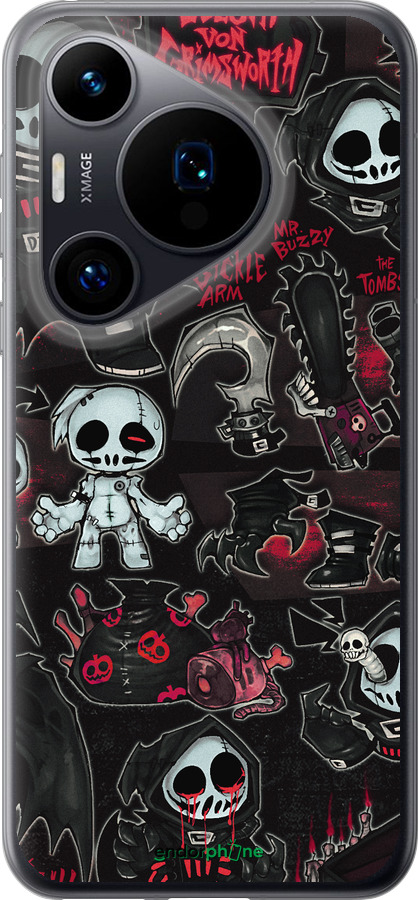 Силиконовый чехол № 5380 для Huawei Pura 70 - 5380u-3703 изображение 