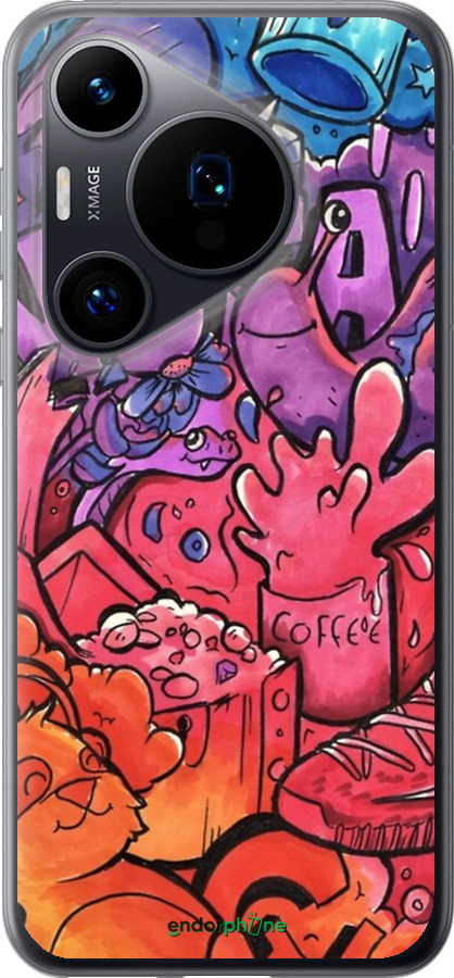 Силиконовый чехол № 5391 для Huawei Pura 70 - 5391u-3703 изображение 