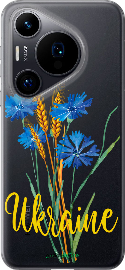 Силиконовый чехол Ukraine v2 для Huawei Pura 70 - 5445u-3703 изображение 