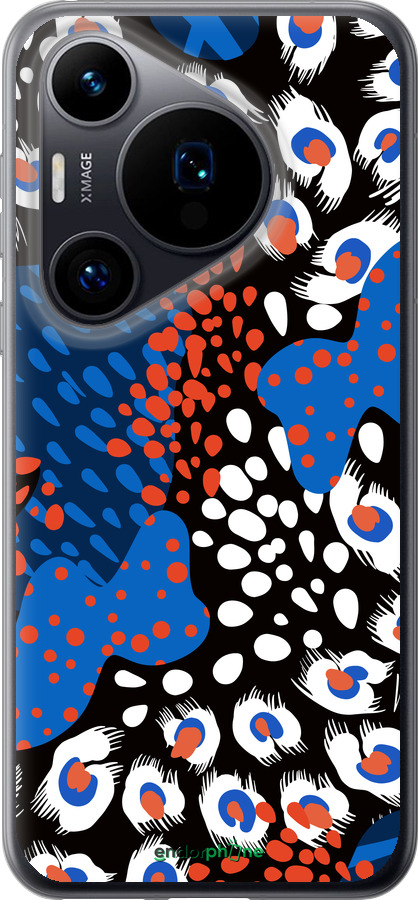 Силиконовый чехол Абстрактный фон v2 для Huawei Pura 70 - 5503u-3703 изображение 