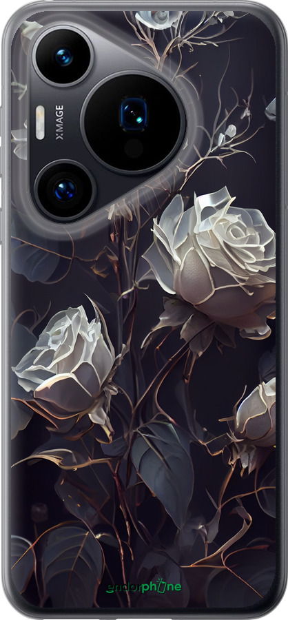 Силиконовый чехол Розы 2 для Huawei Pura 70 - 5550u-3703 изображение 