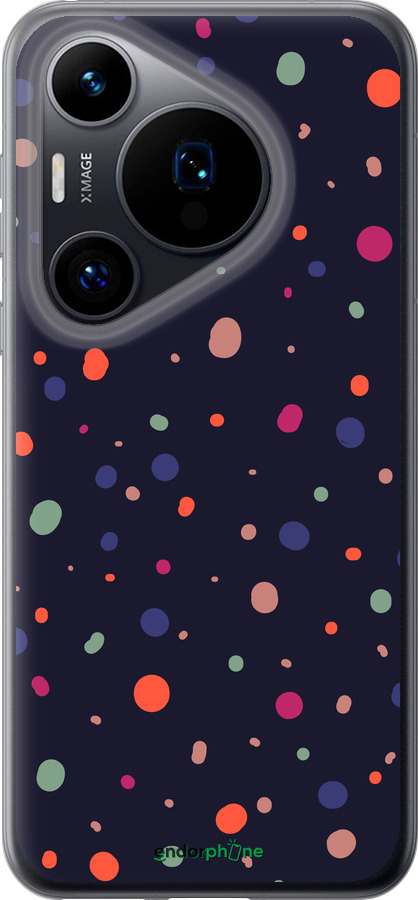Силиконовый чехол Горошек v2 для Huawei Pura 70 - 5599u-3703 изображение 